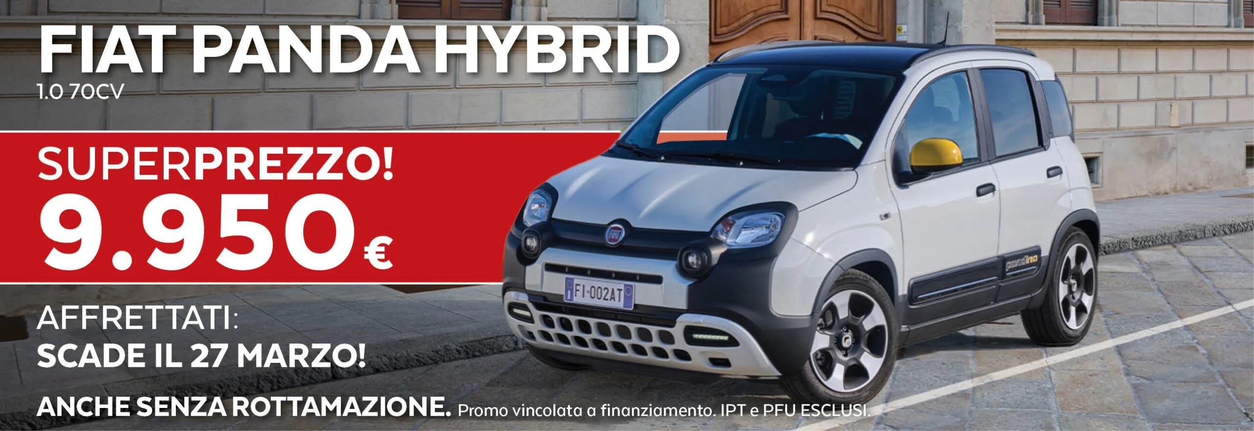 Fiat Panda Hybrid da 9.950€